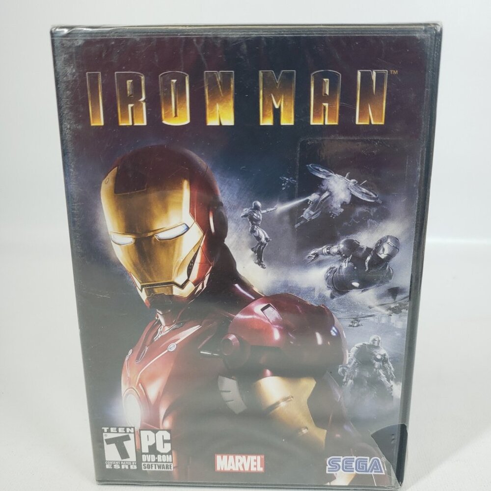 Iron Man Windows PC Game Sega ironman Marvel Tony Stark Computer DVD NEW SEALED